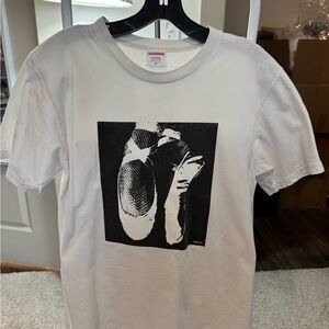 Supreme Ballerina White Cotton T-Shirt